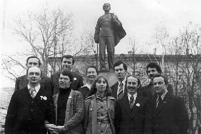 Первый состав "десанта" двадцать лет спустя. Казань, 1991 г. Фото из архива В.Ф.Телишева