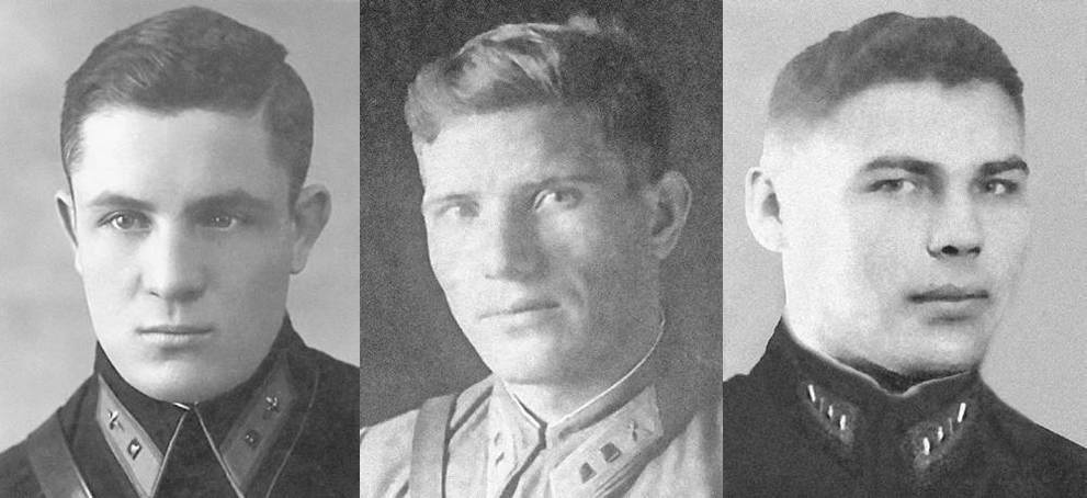 Газета "Отечество", сентябрь 2014 г.
Экипаж самолета Пе-2 из состава 116-й отдельной армейской разведывательной
авиационной эскадрильи ВВС Волховского фронта: летчик, лейтенант ЛИХАЧЕВ
Леонид Васильевич, 1918 г.р.; штурман, старший лейтенант КУЗНЕЦОВ Степан
Петрович, 1913 г.р.; воздушный стрелок-радист, старший сержант ДИАНОВ
Анатолий Николаевич, 1919 г.р.
Газета "Отечество", сентябрь 2014 г.
Экипаж самолета Пе-2 из состава 116-й отдельной армейской разведывательной
авиационной эскадрильи ВВС Волховского фронта: летчик, лейтенант ЛИХАЧЕВ
Леонид Васильевич, 1918 г.р.; штурман, старший лейтенант КУЗНЕЦОВ Степан
Петрович, 1913 г.р.; воздушный стрелок-радист, старший сержант ДИАНОВ
Анатолий Николаевич, 1919 г.р.