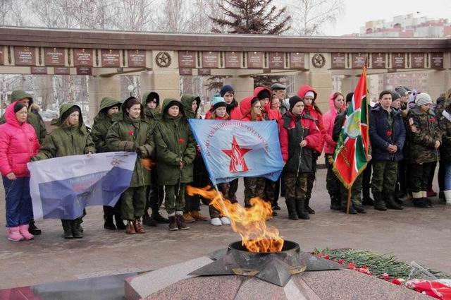 Открытие "Вахты Памяти-2016". г.Казань, Парк Победы, 27.2.2016. Открытие "Вахты Памяти-2016". г.Казань, Парк Победы, 27.2.2016.