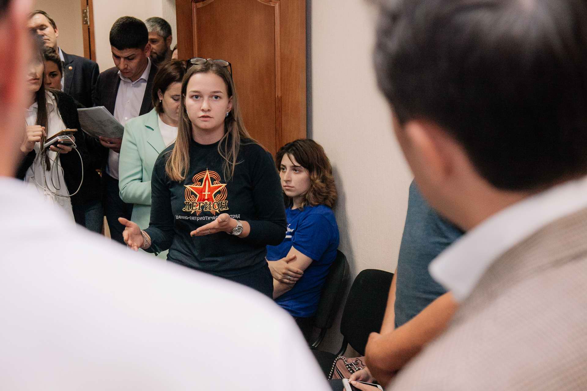 РОМО «Объединение «Отечество» Республики Татарстан.
Встреча с министром по делам молодёжи Республики Татарстан Дамиром Фаттаховым. 2018 г. РОМО «Объединение «Отечество» Республики Татарстан. XVIII республиканский фестиваль поисковых отрядов РТ. 2018 г.
Встреча с министром по делам молодёжи Республики Татарстан Дамиром Фаттаховым. 2018 г.