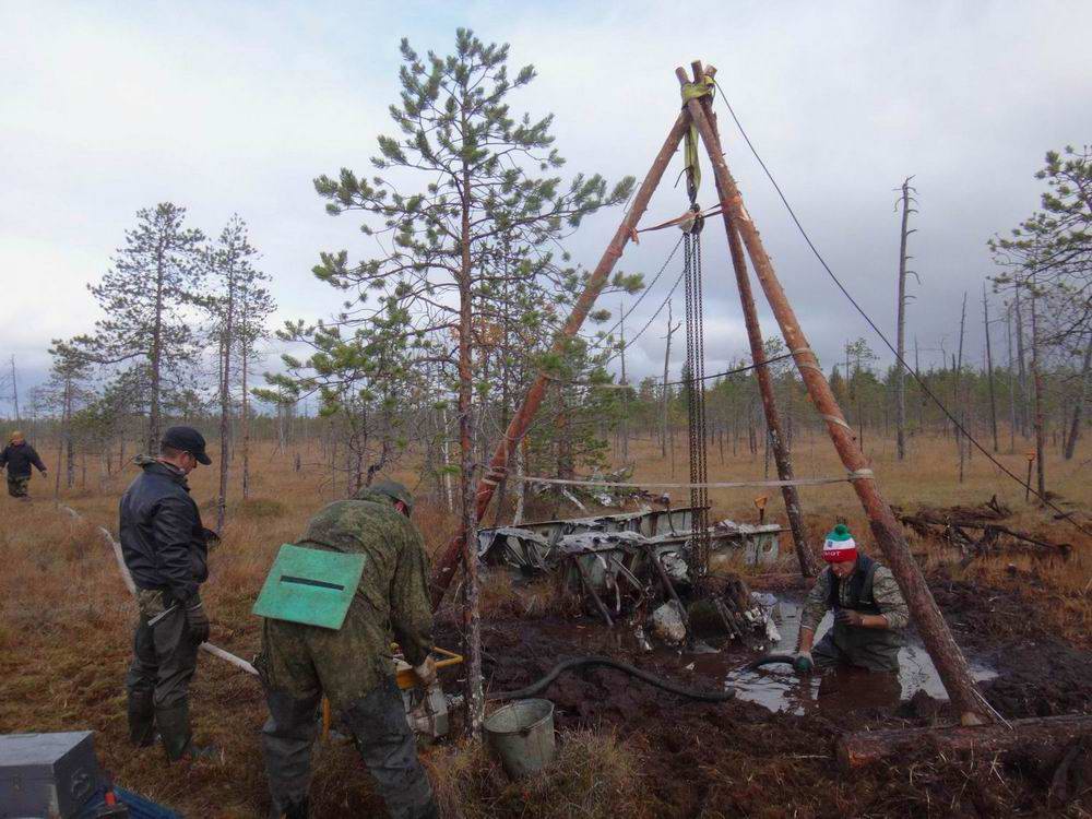 "Крылья Татарстана". Подъем самолета Пе-2 в Республике Карелия. 2018 г. "Крылья Татарстана". Подъем самолета Пе-2 в Республике Карелия. 2018 г.